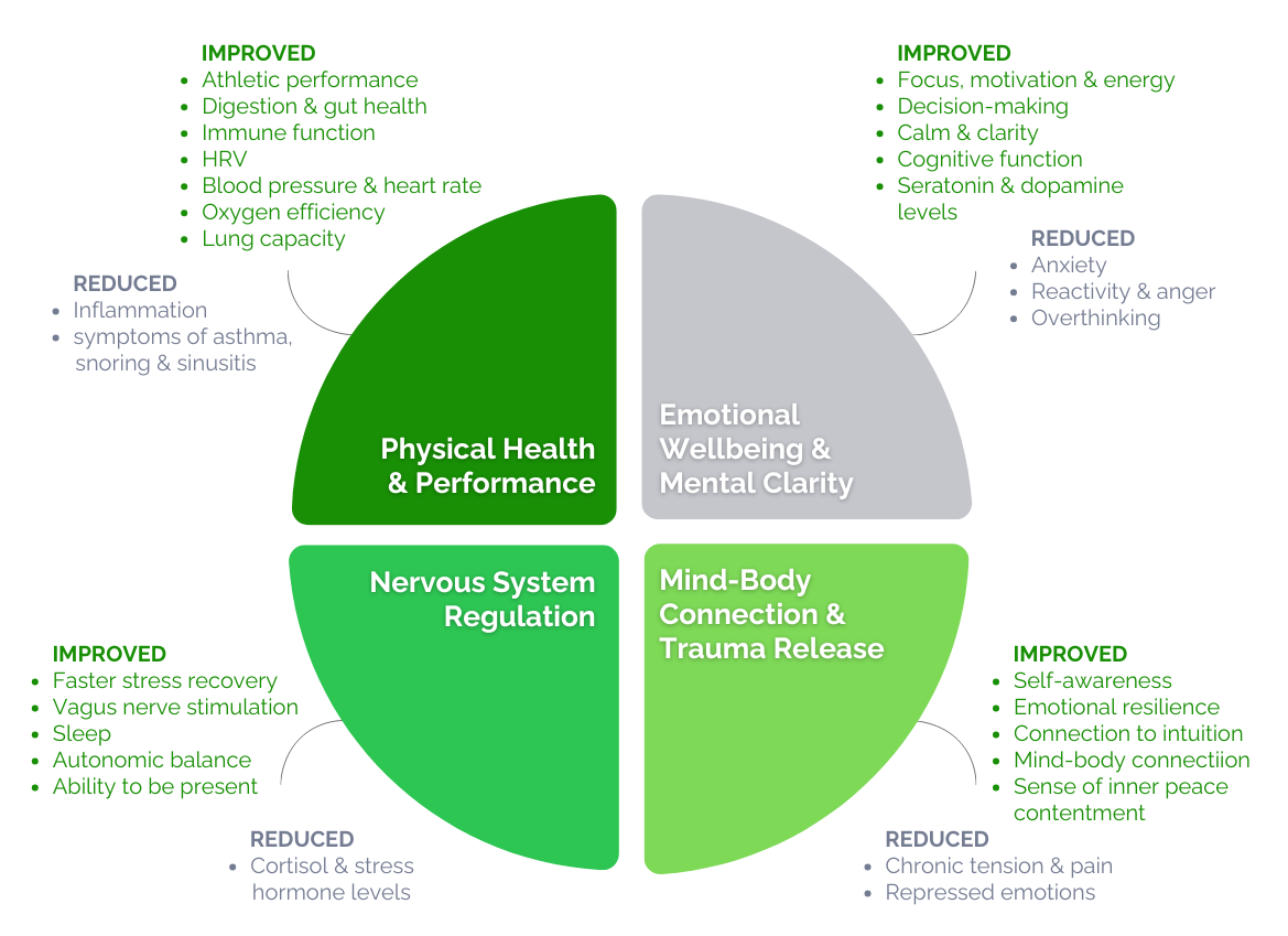 Breathwork Benefits Graph